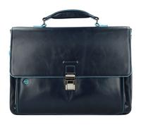 Piquadro Blue Square Briefcase II Pelle 40 cm Scomparto per laptop blu