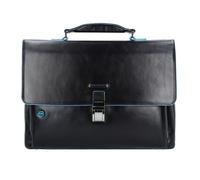 Piquadro Blue Square Briefcase II Pelle 40 cm Scomparto per laptop nero