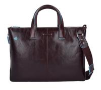 Piquadro Blue Square Ventiquattrore pelle 42 cm scomparto Laptop marrone