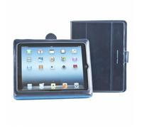 PIQUADRO Blue Square - Custodia in pelle a leggio per iPad 2 - Blu AC2691B2