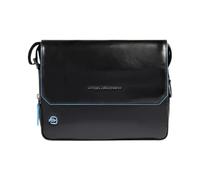 Piquadro - Blue Square Messenger Bag - - Bags - Uomo - Nero - ONE SIZE