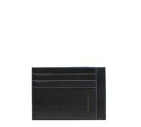 Piquadro Custodia quadrata blu per carte di credito RFID in pelle 11,5 cm black (PP2762B2R-N)