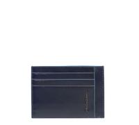 Piquadro Custodia quadrata blu per carte di credito RFID in pelle 11,5 cm night blue (PP2762B2R-BLU2)