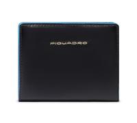 Piquadro Blue Square Portafoglio Protezione RFID Vera Pelle 11 cm nero