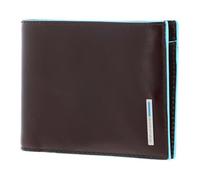 Piquadro Portafoglio Blue Square RFID pelle, mogano, uomo, 13 x 10 x 2