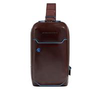Piquadro Blue Square Vera Pelle 25 cm marrone
