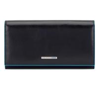 PIQUADRO Blue Square Women´s Trifold Smartphone Wallet RFID Nero