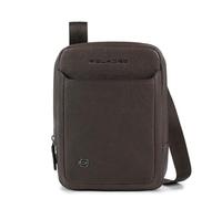 Piquadro Black Square Borsa a tracolla pelle 17 cm dark brown (CA3084B3-TM)