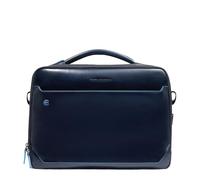 PIQUADRO - Borsa - Blue Square - Porta PC 15,6" - In Pelle - Uomo - Colore Blu Notte