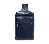 Piquadro Blue Square monospalla con portabilità a zaino, pelle blu CA6589B2.BLU2