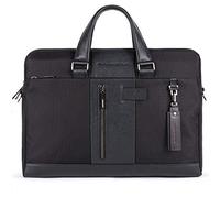 PIQUADRO - Borsa da lavoro - Porta PC 15,6" - In Pelle e Tessuto - Uomo