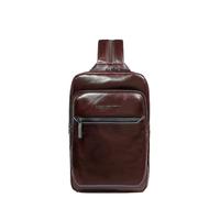 PIQUADRO - Borsa Monospalla Convertibile In Zaino - In pelle - Uomo