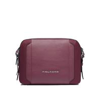 PIQUADRO Borsa tracolla donna modello camera case Donna pelle e tessuto bordeaux