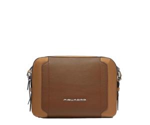 PIQUADRO Borsa tracolla donna modello camera case Donna pelle e tessuto cuoio