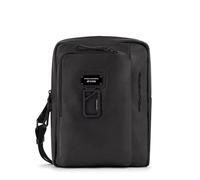 PIQUADRO - Borsello a tracolla compatto - Pelle resistente - Colore Nero - Uomo