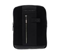 PIQUADRO - Borsello Compatto - A tracolla - In Pelle e Tessuto - Uomo - Colore Nero