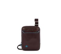 Piquadro - Borsello per IPAD mini in pelle, 27 cm, Mogano