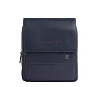 PIQUADRO Borsello uomo con patta Uomo pelle blu