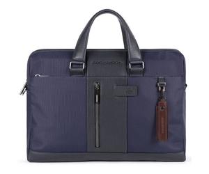 Piquadro Brief Cartella RFID 41 cm scomparto per computer portatile blu