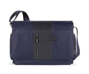 Piquadro Brief Messenger 43 cm scomparto per laptop blu