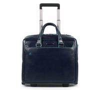 Piquadro Business Porta Laptop Pc Quadrato Cartella Blu Unisex