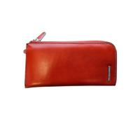 PIQUADRO Bustina Pochette Portadocumenti Orizzontale per Donna, Pelle di Vitello Cuoio, 20x10x2 centimetri