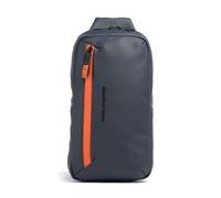 Piquadro C2Ow Borsa sling blu scuro, fibra sintetica, unisex, 2L