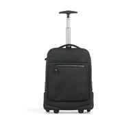 Piquadro C2Ow Zaino trolley nero, fibra sintetica, 34 x 45 x 20cm