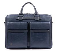 Piquadro CA4470W88/BLU Cube Cartella, 42 cm, Blu