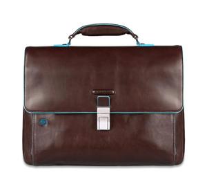 Piquadro Cartella, Collezione Blue Square, 41 cm, Mogano