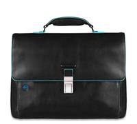 Piquadro Cartella, Collezione Blue Square, 41 cm, Nero