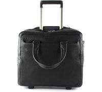 Piquadro Cartella Trolley Porta Pc Ipad 10,5 Pollici Valigia Black Square Nero Uomo
