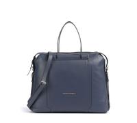 Piquadro Circle Cartella blu scuro, pelle, donna