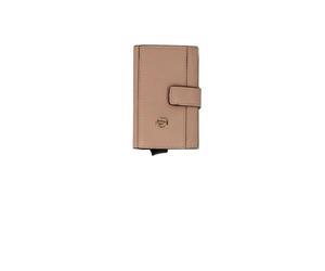PIQUADRO Circle Compact Wallet With Single Slider RFID Pink - White
