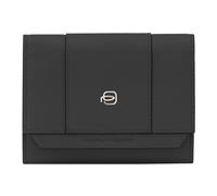 Piquadro Circle Portafoglio Protezione RFID Vera Pelle 12 cm nero