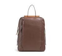 Piquadro Circle Zaino porta pc marrone/beige, pelle, donna