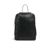 Piquadro Circle Zaino porta pc nero, pelle di vacchetta grana, donna