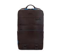 Piquadro - Computer backpack 15-6 with iPad® compartment - - Bags - Uomo - Marrone - ONE SIZE