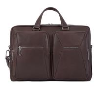 PIQUADRO, Computer bag with iPad©Pro 12,9" compartment, 2 d, TESTA DI MORO