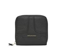 Piquadro Con Zip Con Portamonete Portacarte Nero Donna