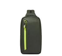 Piquadro - Corner 2.0 Mono Sling Bag - - Bags - Uomo - Verde - ONE SIZE