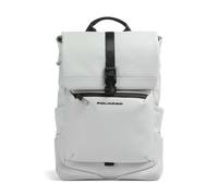 Piquadro Corner Special Zaino bianco, poliuretano, unisex, 17L
