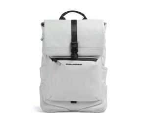 Piquadro Corner Special Zaino grigio, poliuretano, unisex