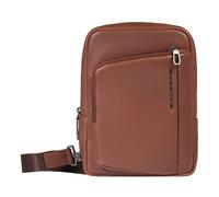 Piquadro Cronus Borsa a tracolla Pelle 18 cm marrone