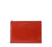 Piquadro Custodia per tablet arancio, pelle, uomo
