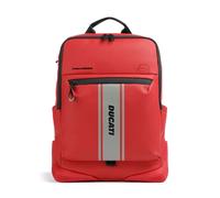 Piquadro Ducati C2Owd Zaino rosso, pelle sintetica, unisex, 14L