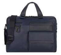 Piquadro Finn Valigetta Pelle 38 cm blu