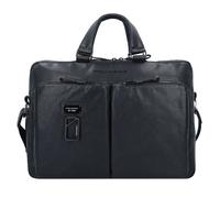 Piquadro Harper Valigetta Vera Pelle 40 cm Vano porta PC nero