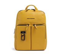 Piquadro Harper Zaino giallo senape, pelle sintetica, unisex, 17L