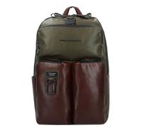 Piquadro Harper Zaino in pelle 48 cm Scomparto per computer portatile oliva